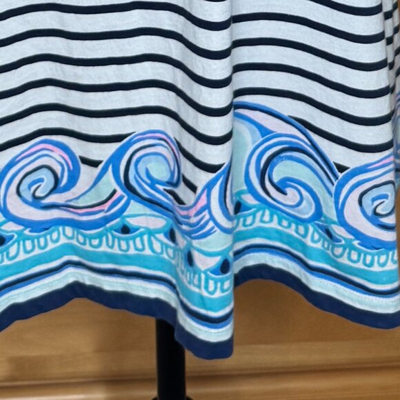 Lilly Pulitzer Rexa Shift Dress Square Neck Beach Coastal SZ XL - Picture 7 of 11